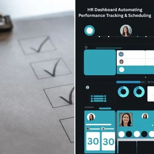 HR Dashboard Automating Performance Tracking & Scheduling